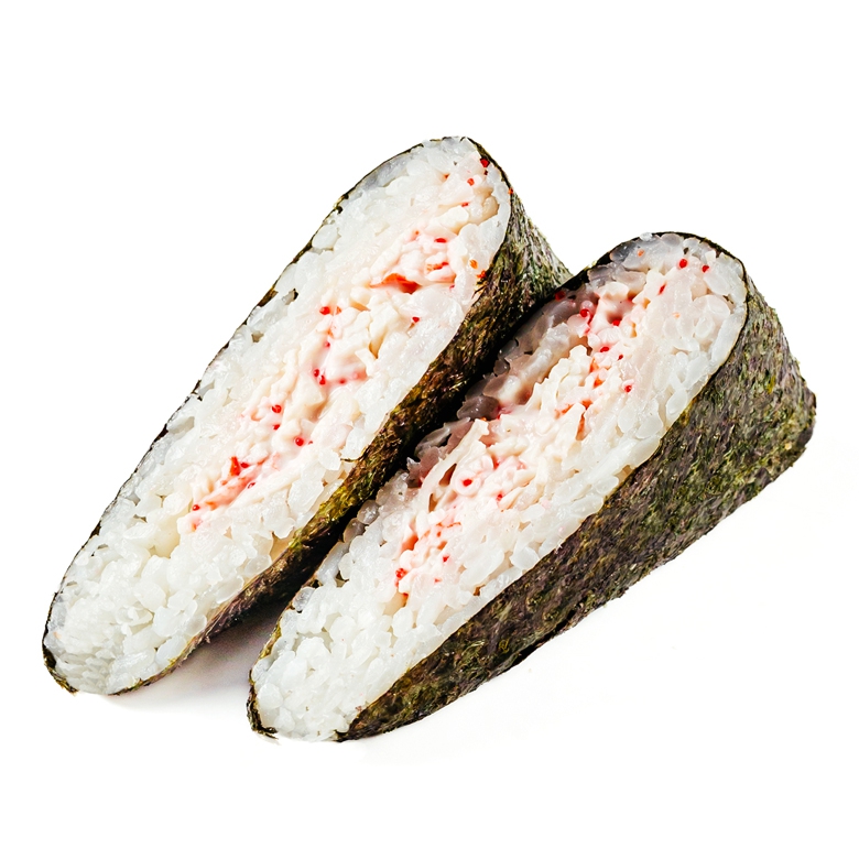 Онигири с крабом